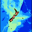 NZ and sea floor depth
